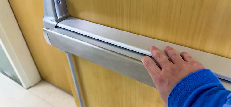 Installing a Push Bar on a Door Pompano Beach